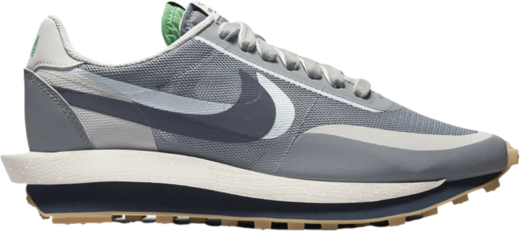 Nike LD Waffle sacai CLOT Kiss of Death 2 Cool Grey (NTWRK Special Packaging)