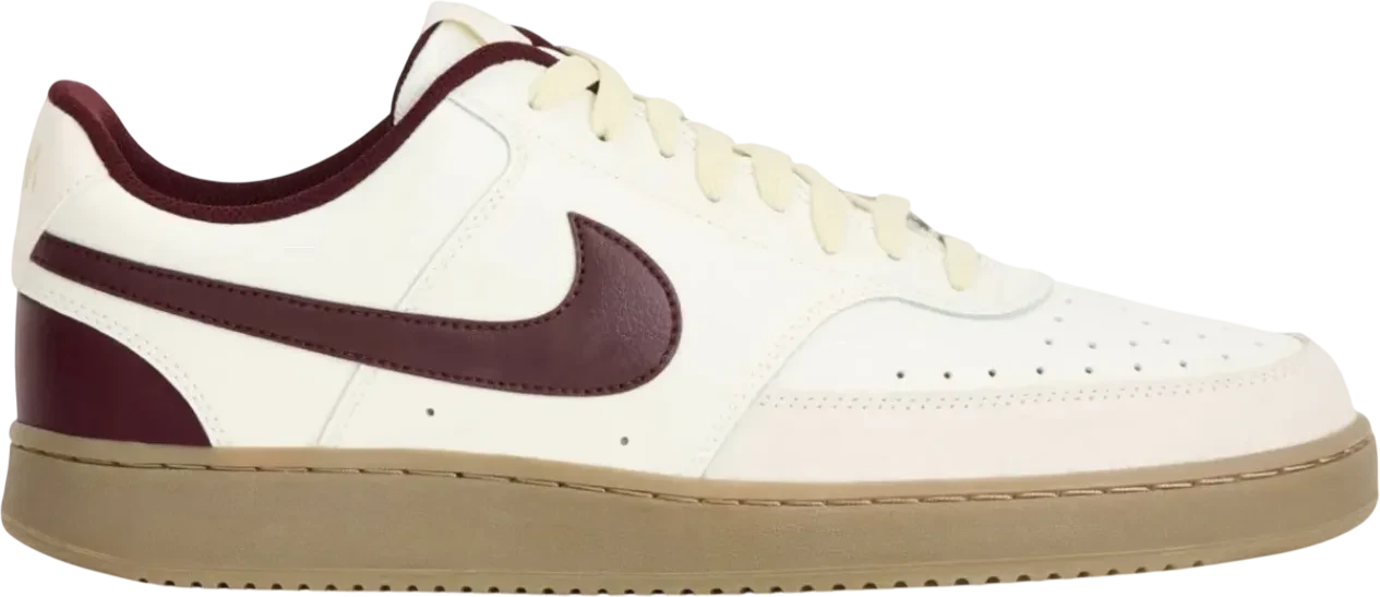 Nike Court Vision Low Sail Burgundy Crush
