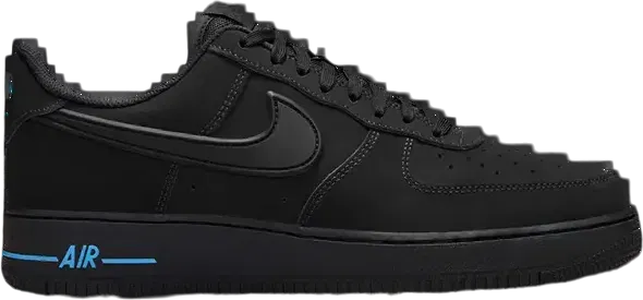 Nike Air Force 1 '07  Black University Blue 
