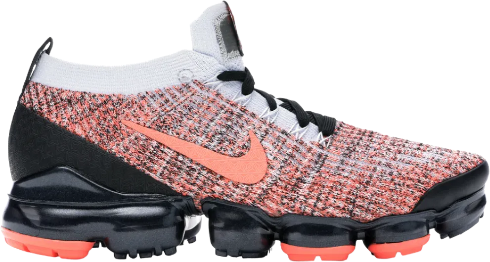 Nike Air VaporMax Flyknit 3 Bright Mango Pure Platinum