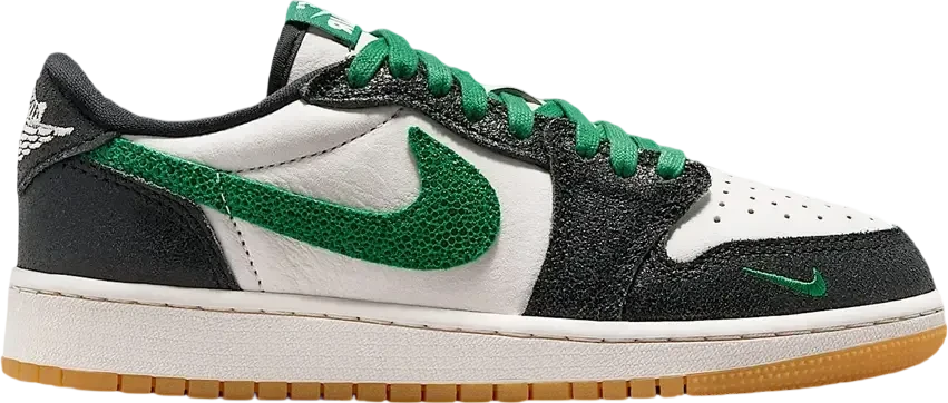 Air Jordan 1 Retro Low OG GS Phantom Pine Green