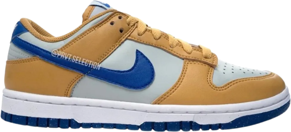 Nike Dunk Low Next Nature Wheat Gold Royal (Women's)