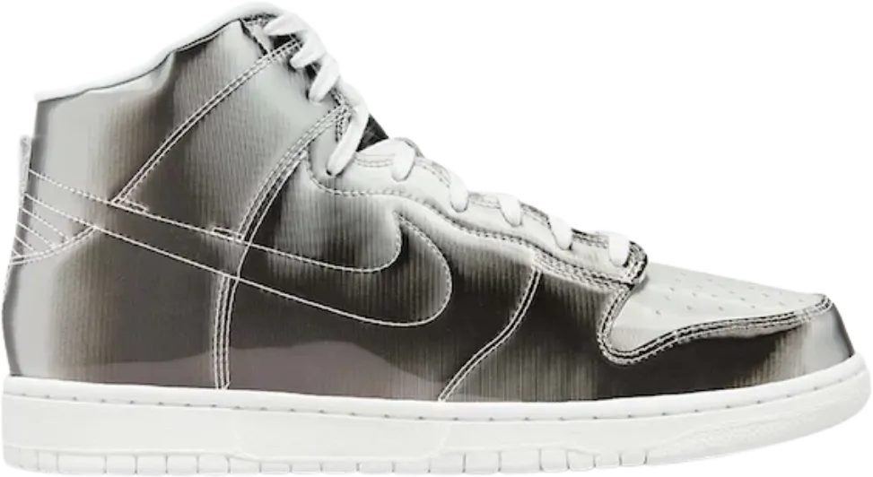 Nike Dunk High CLOT Metallic Silver (With Card)