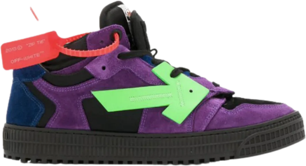 Off-White Off Court Low Top Purple Green
