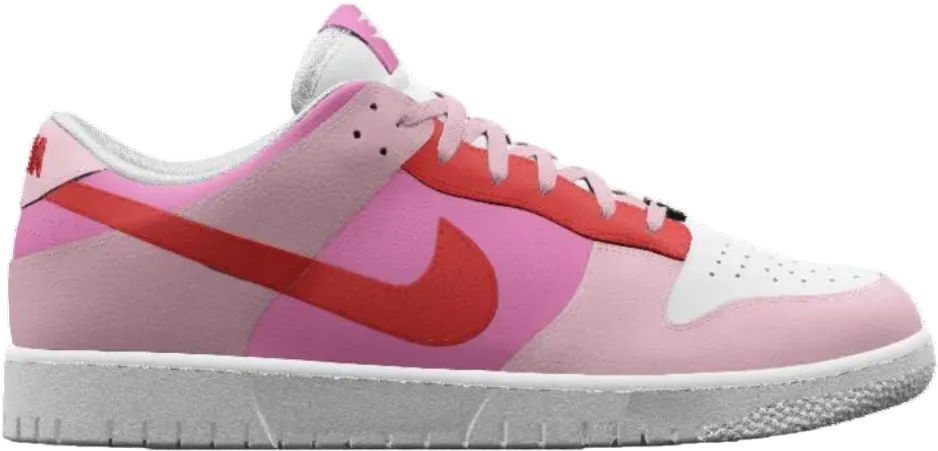 Nike Dunk Unlocked By You White Pink