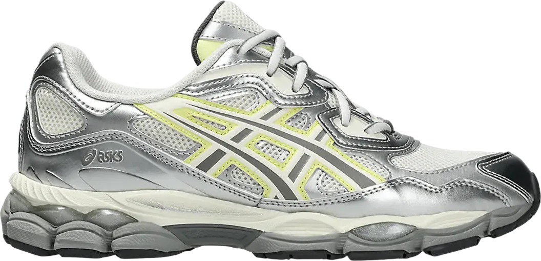 Asics Gel NYC emmi Silver Huddle Yellow