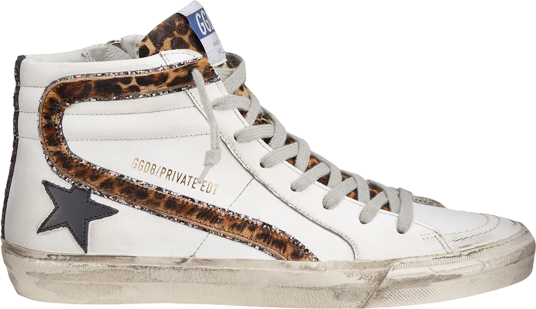 Golden Goose Slide High-Top Zip Sneakers