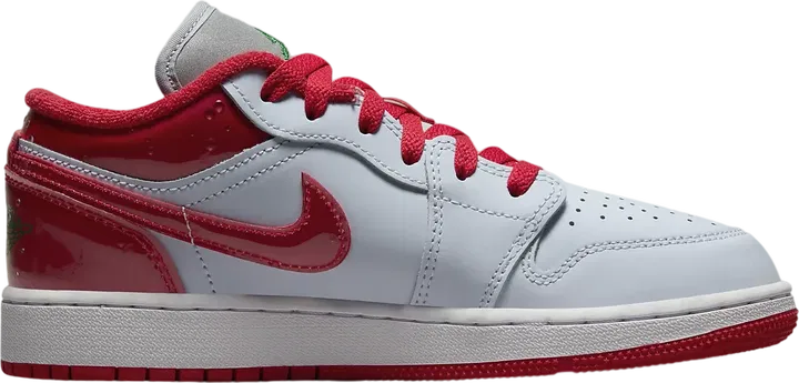 Air Jordan 1 Low SE  White University Red Grey 