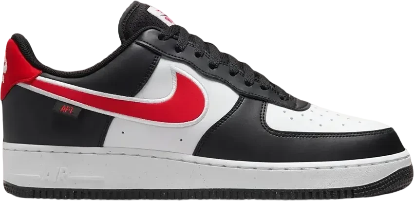 Nike Air Force 1 '07 Next Nature Black White University Red
