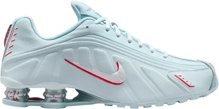 Shox R4 'Glacier Blue and University Red