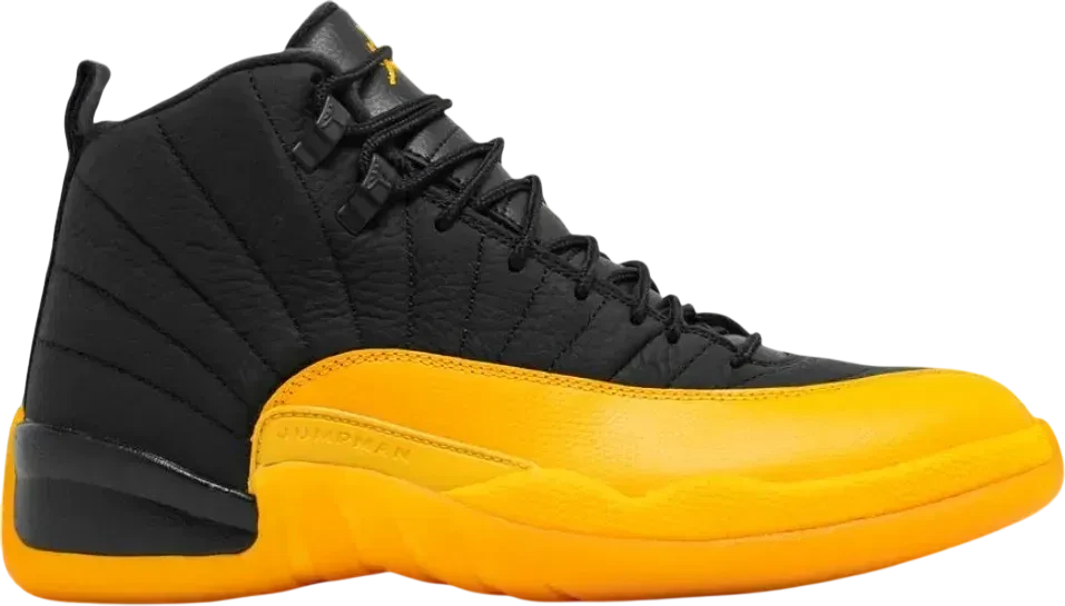 Air Jordan 12 Retro Black University Gold