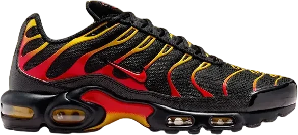 Nike Air Max Plus Black University Gold Red