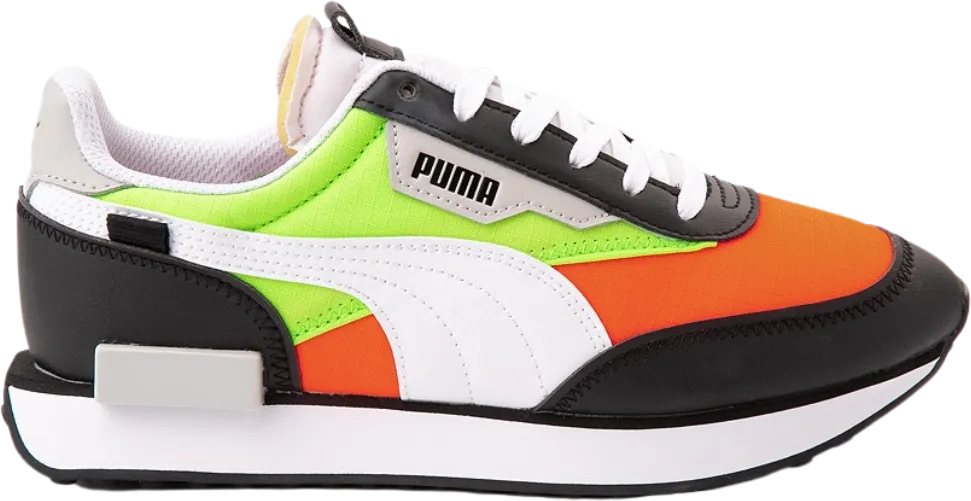PUMA Future Rider Pop Black Orange Lime