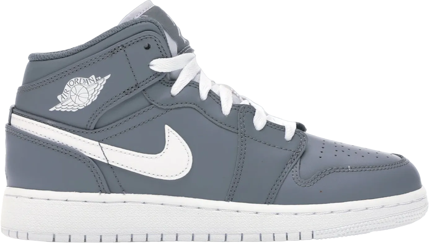 Jordan 1 Mid Cool Grey White (GS)