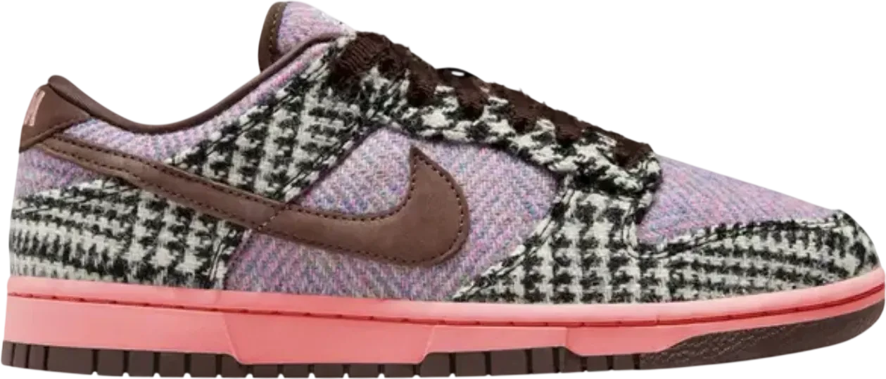 Harris Tweed x Nike Wmns Dunk Low Purple Pink