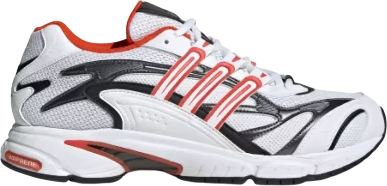 adidas Temper Run 2.0 Cloud White Preloved Red Core Black
