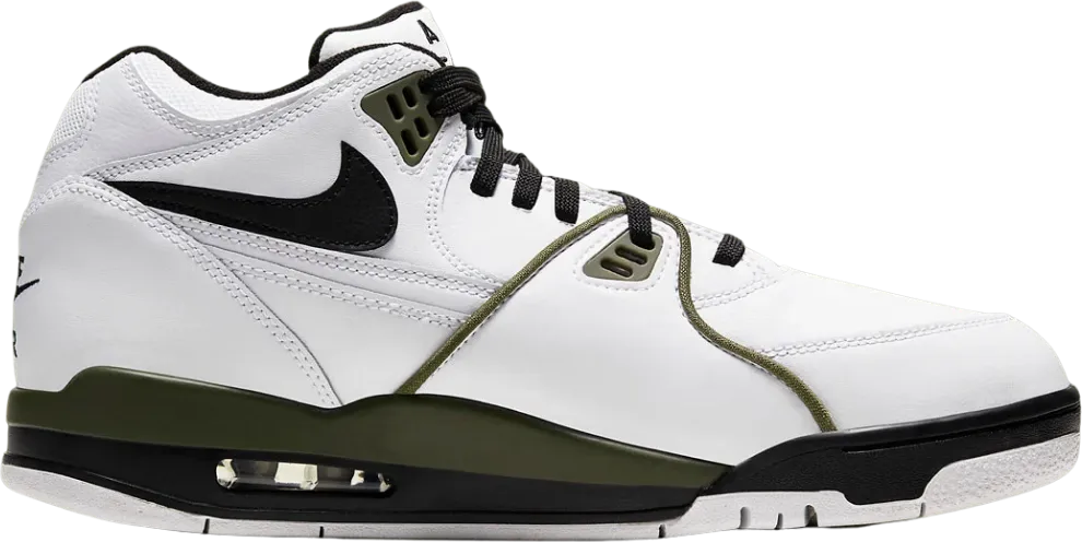 Nike Air Flight 89 White Black Olive