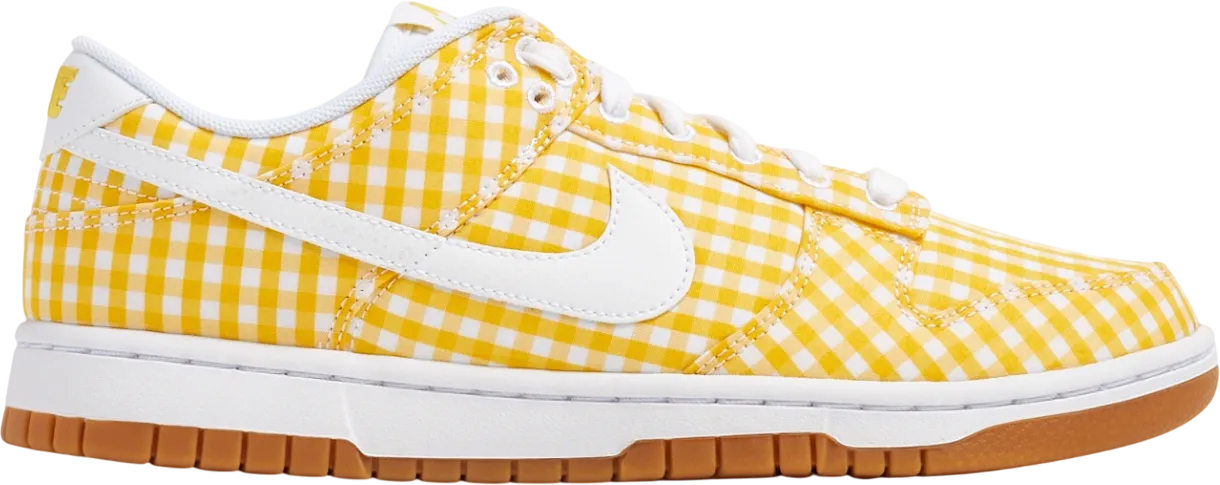 Nike Wmns Dunk Low Yellow Gingham