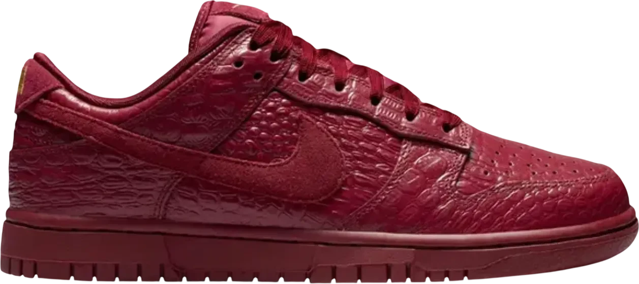 Nike Dunk Low Red Croc