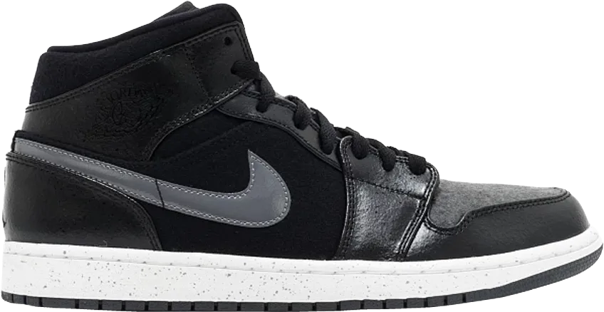 Jordan 1 Mid Premium Winterized Black Grey