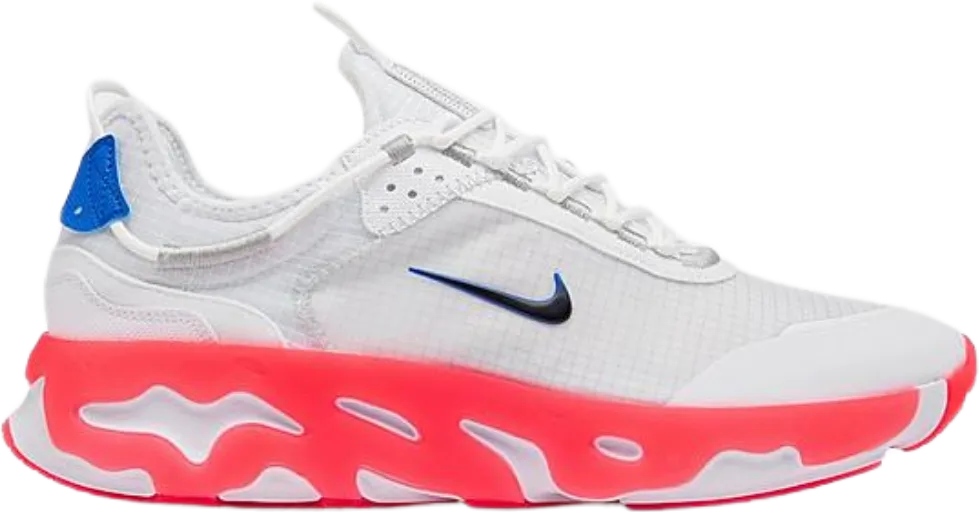 Nike React Live White Bright Crimson