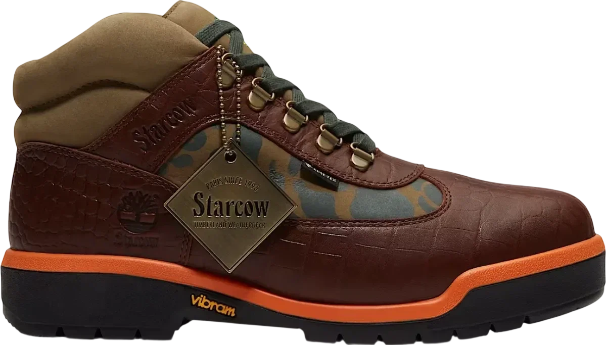 Starcow x Timberland Field Boot Waterproof Brown Croc