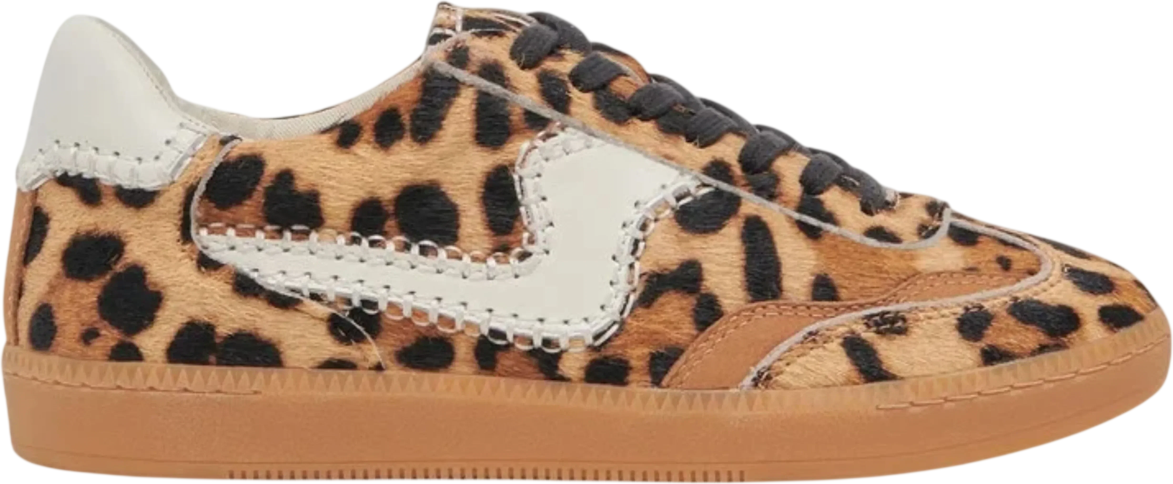 Dolce Vita Notice Stitch Sneaker Dark Leopard Calf Hair