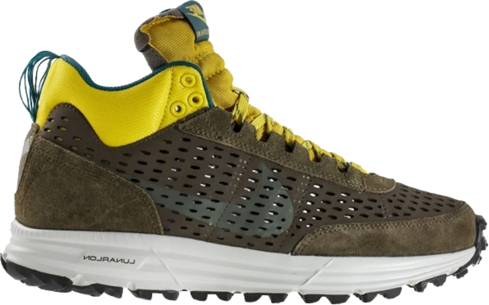 Nike Lunar LDV Trail Mid Dark Loden Olive Yellow