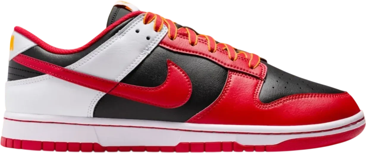 Nike Dunk Low Retro Black White University Gold