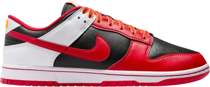 Nike Dunk Low Retro Black White University Gold