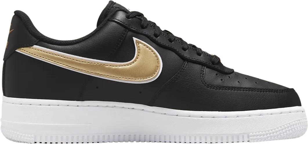 Nike Air Force 1 Low '07 Essential Black Metallic Gold (Women's)