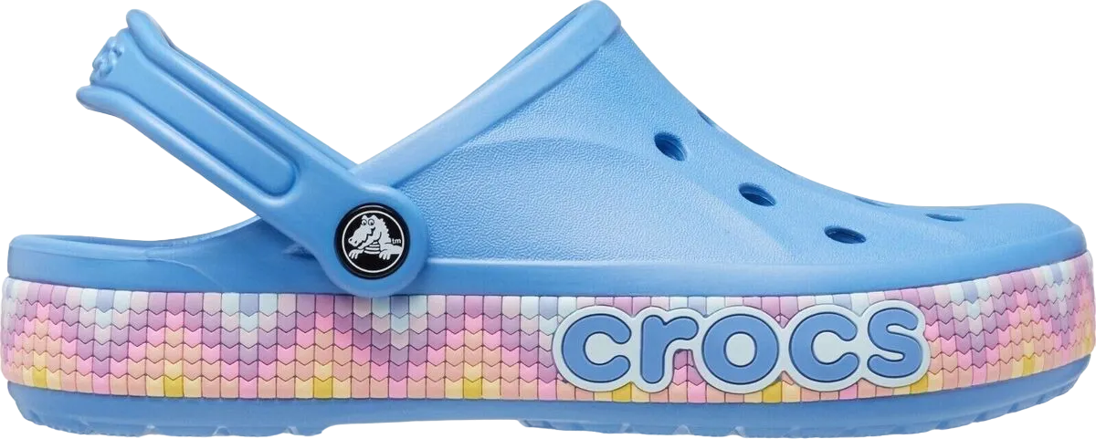Crocs Bayaband Chevron Band Clog Powder Blue