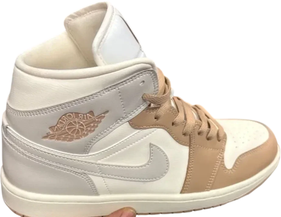 AJ1 Mid Pale Ivory Hemp