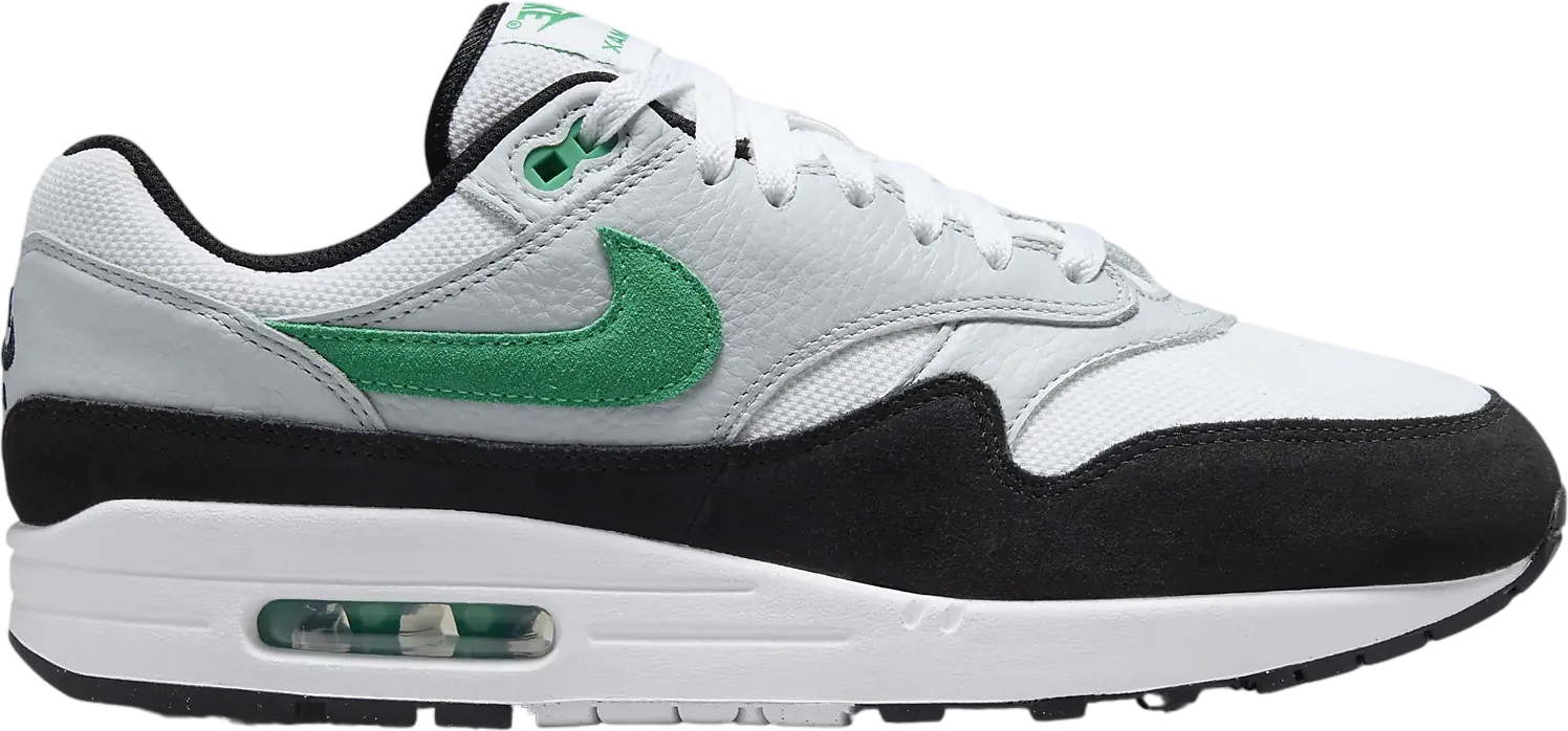 Nike Air Max 1 White Black Stadium Green