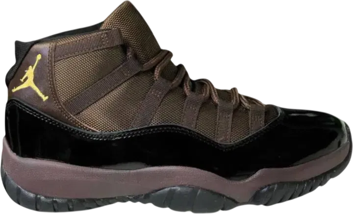 Air Jordan 11 Brown Gold Patent