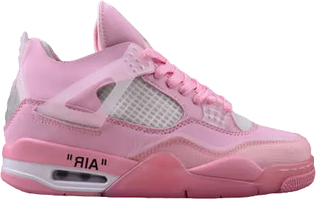 Air Jordan 4 x Off-White Pink