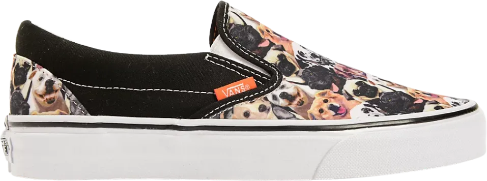Vans ASPCA Classic Allover Puppy Print Slip-On