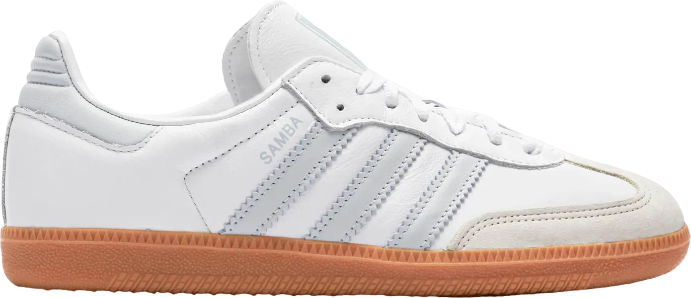 adidas Samba OG White Halo Blue Gum (Women's)