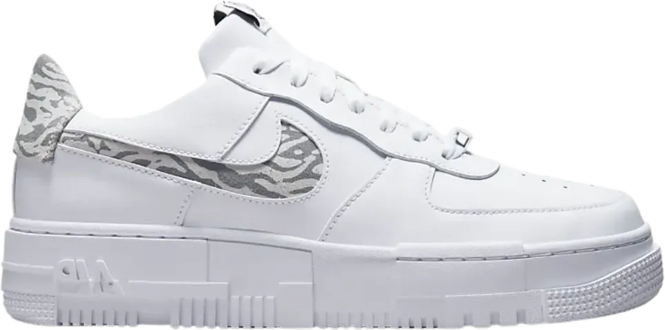 Nike Air Force 1 Low Pixel SE White Zebra (Women's)