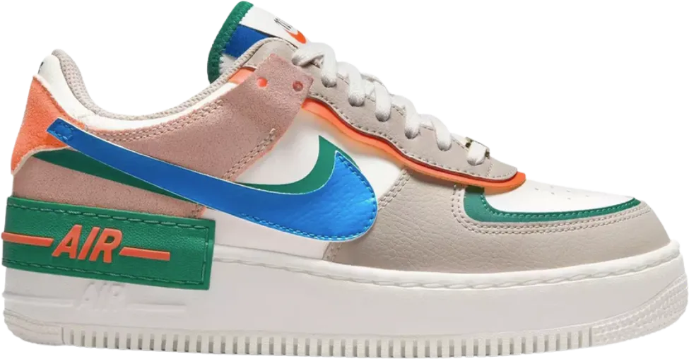 Nike Air Force 1 Low Shadow Sail Signal Blue Green (Women's)