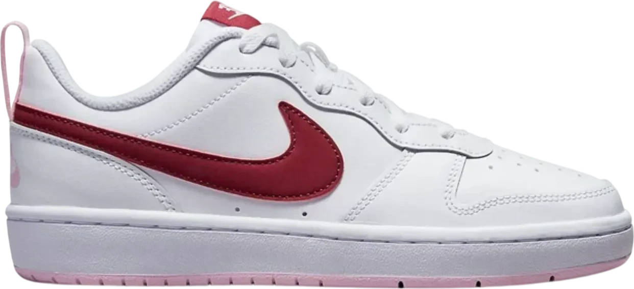 Nike Court Borough Low 2 White Dark Beetroot