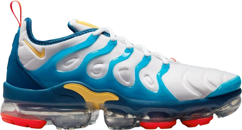 Nike Air VaporMax Plus White Citron Pulse Industrial Blue