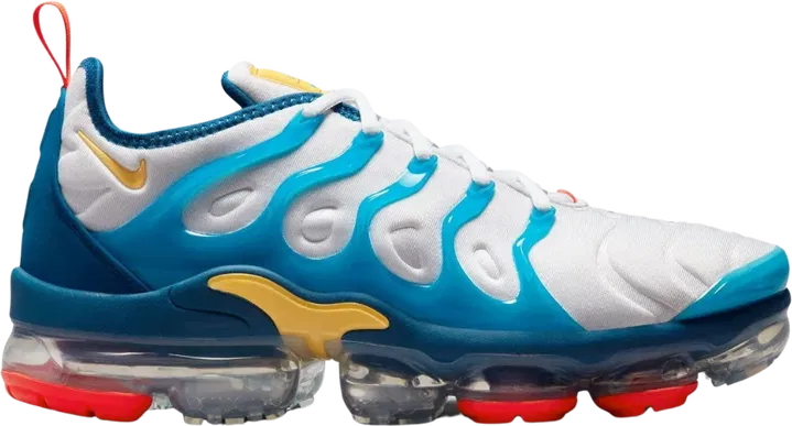 Nike Air VaporMax Plus White Citron Pulse Industrial Blue