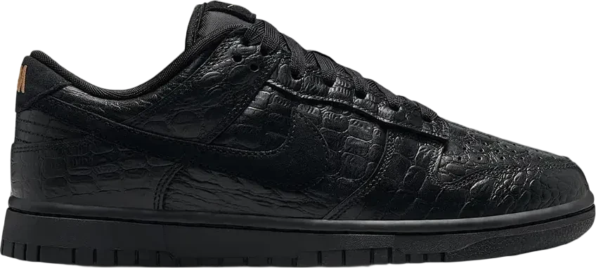 Nike Dunk Low Black Metallic Gold Off Noir Black