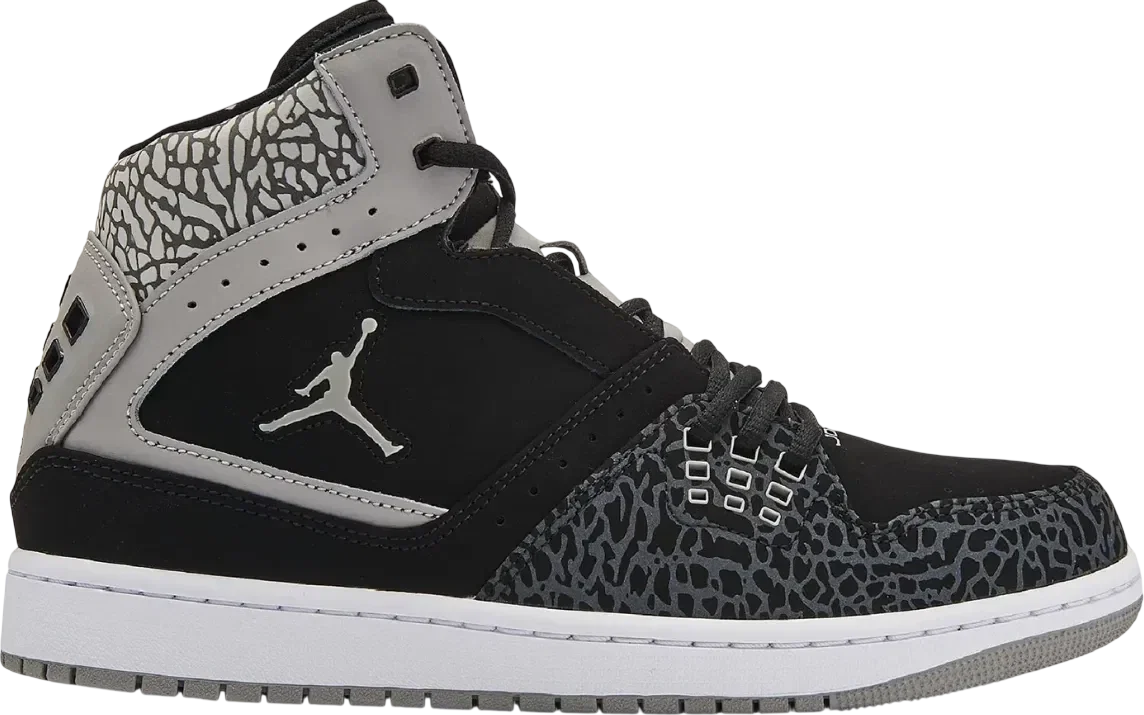 Air Jordan 1 Flight Black Grey Elephant