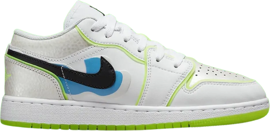 Air Jordan 1 Low Layers Abstract Swoosh Logos