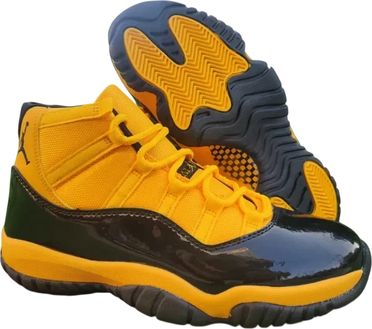 Air Jordan 11 HIgh Retro Yellow Black 
